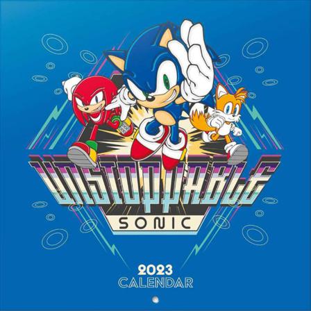 Sonic The Hedgehog 2023 Kalender One Size Blå/vit/röd