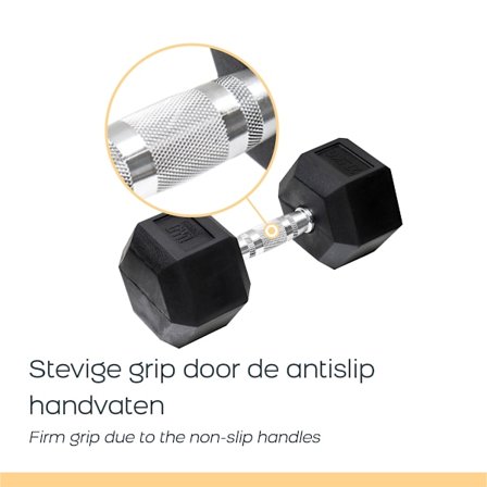 Orange Gym - Hex Hantel - 25kg