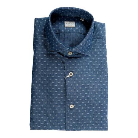 Xacus Casual Shirts Blå, Herre Skjorter