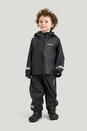 Tretorn Kids Packable Rainbreaker Set — Rain Gear Kids — Black | Outerwear, Wellies, Jackets & Rainwear for Women, Men & Children