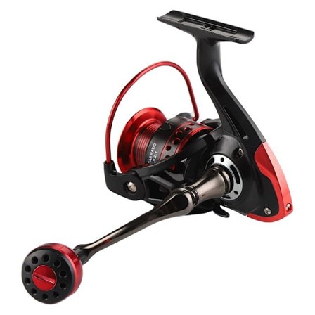 LK Fiskehjul - Ny Spinningshjul - Carbon Fiber 39,5 LB Max Drag - 10+1 Rustfrit Stål BB til Saltvand eller Ferskvand - Overdimensioneret Aksel - Super