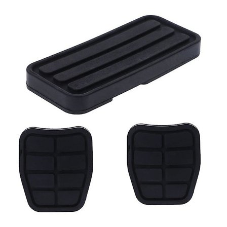 3 stk. Bil Gaspedal Gummi Fodhviler Pedal Pad Bremse Kobling Puder Dæksel Kit Til - Transporter T4 19 (FMY)