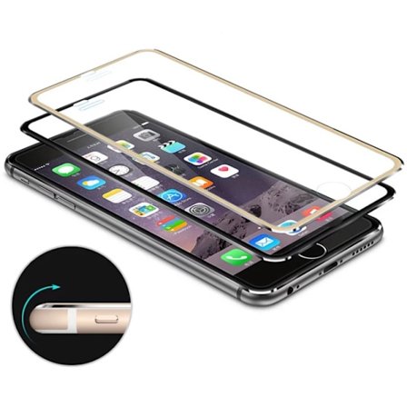 MyGuard Skärmskydd (Aluminium) Fullfit 3D iPhone 6/6S