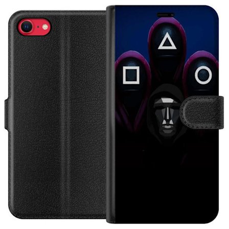 Yhteensopiva Lompakkokotelo Apple iPhone SE (2020) Squid Game Säsong 3 Nya Ikoner Populär Serie TV Motiv