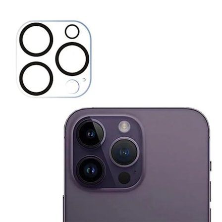 iPhone 15 Pro / iPhone 15 Pro Max Kameraskydd Härdat Glas