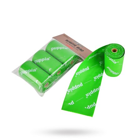 Puppia - Miljøvennlige hundeposer 3-pack - Hundeposer, Godbitveske, Hundegodbiter, Leketøy for utelek på Doggie.no