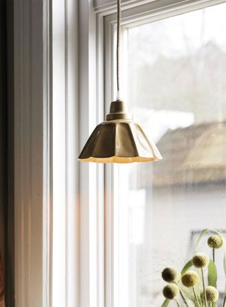 Ester vinduspendel Ø17 - gul