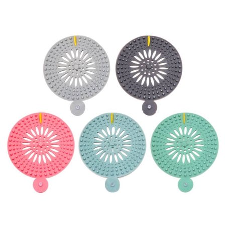 5 stk Bruseafløb Hårfanger Silikone