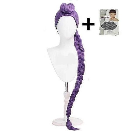 Kpop Demon Hunters Rumi Mira Zoey Lila Cosplay Parykk Halloween Fest Rollespill Parykk Varmebestandig Syntetisk Parykk For Daglig