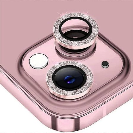 Yhteensopiva Yhteensopiva iPhone 15 / iPhone 15 Plus -kameran linssinsuoja WANLONFENG Metallinen Glitter Karkaistu Lasilinssikalvo-WELLNGS