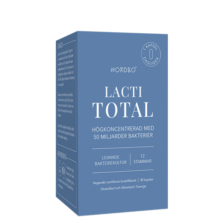 Nordbo LactiTotal Mjölksyrabakterier 30 kapslar