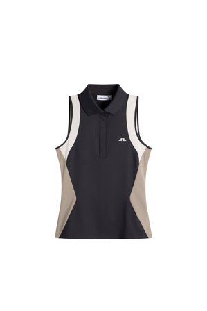 J.Lindeberg - Krissi Sleeveless Polo - Golf - Black - Women - L