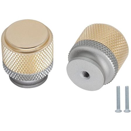 Aluminium Knapper til Skabshåndtag, Garderobe, Kommode, Skuffe, Oxidationsknap, Skuffeknap, Riflet Køkkenskabsknapper