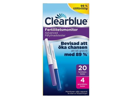 Clearblue Fertilitet testpinner, 20 + 4 stk.