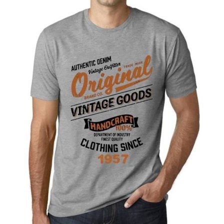 T-shirt herr Original vintagekläder sedan 1957 – Original vintage kläder sedan 1957 – 66 år 66:e present T-shirt