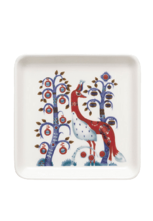 Iittala Taika tallrik kvadrat 12x12cm Skålar Vit 12X12 CM