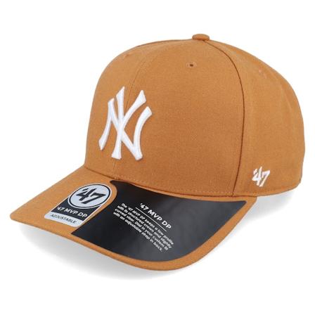 47 Brand - MLB Orange adjustable Cap - New York Yankees Cold Zone Mvp Burnt Orange Adjustable @ Hatstore