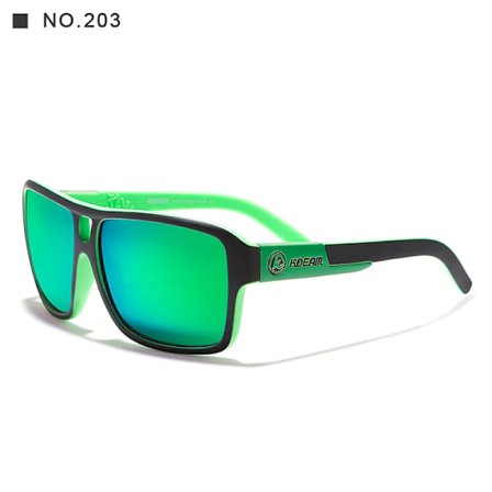 2024 Fashion KDEAM Märkesdesign UV400 Sport Polariserad Fyrkantig Solglasögon Unisex Beläggning Glasögon Gafas de sol för Sport
