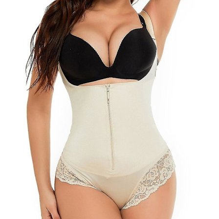 Body Shaper Dam Waist trainer Butt Lifter Platt Mage Bantning Binders Body Slida Magen Drag Korsett Trosor Shapewear,beige