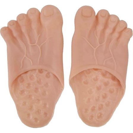 Fotslippers, Cosplay Hulk Slippers Halloween, Jättefot Kostym Maskerad Rekvisita, Brun Storlek 36-42 - Perfekt