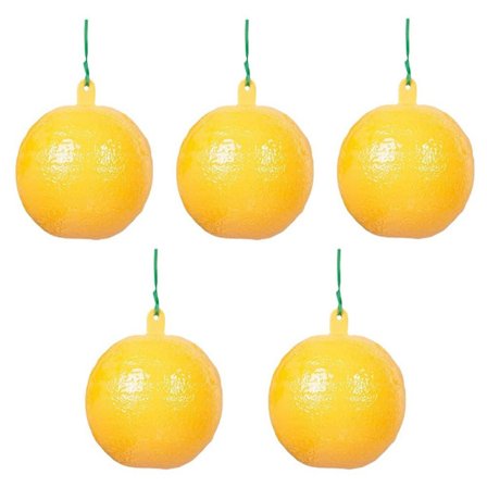 5 stk Fluestickyfeller Myggdreper GUL