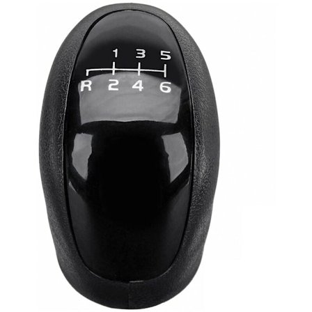 Svart 6-trinns manuell girskiftknapp for W639 Sprinter II 906/ I 2E 2F