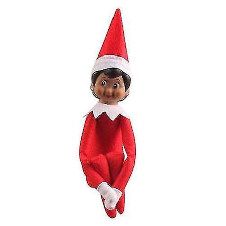 Julepynt Plysjdukke Elf Gutt Jente Figur På Julegavehylle -a11-Xin Red-B Girl