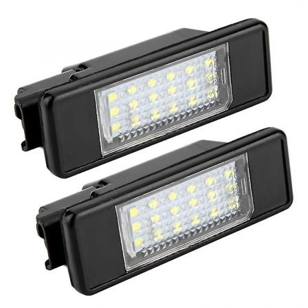 2 kpl LED-rekisterikilven valot Citroen C2 C3 C4 C5 C6 DS3