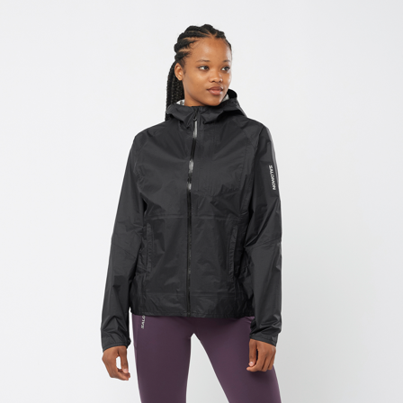 Salomon - veste pour femme Bonatti Wp Jkt W - Deep Black - M