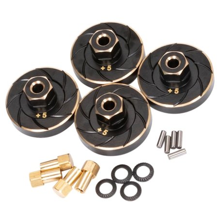 Axial Scx24 Utvidede Hjulnavs Låsemutter Rc Kjøretøy Navadapter Vekt 4stk