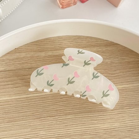 2 kpl Hiustenpidikkeet Naisille Ohuelle Hiukselle Vahva Kiinnitys Kynsi Muodikkaat Hiustenpidikkeet Söötti Tyylittely Hai-Klip-----Kukka