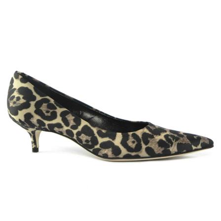 Guglielmo Rotta, Leopard print fabric Decollete Bruin, Dames, Maat:40 EU