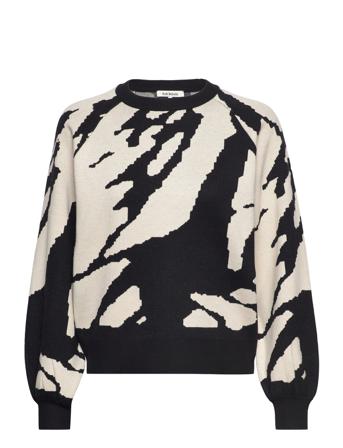 Srscape Jacquard Knit Pulllover Multi/mönstrad Soft Rebels