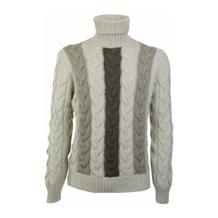 Gran Sasso Turtlenecks beige, Herr Stickade tröjor, Herr, Storlek: 4XL