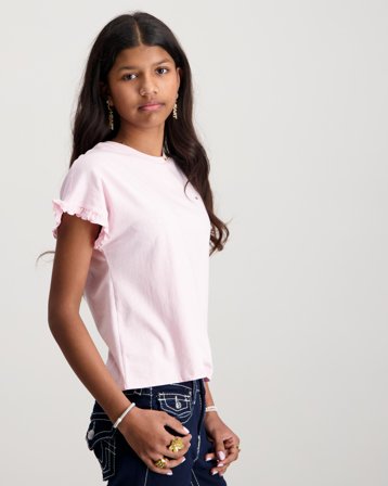 Tommy Hilfiger ESSENTIAL TOP SS Różowy Topy i bluzki Dziewczyna - Kids Brand Store
