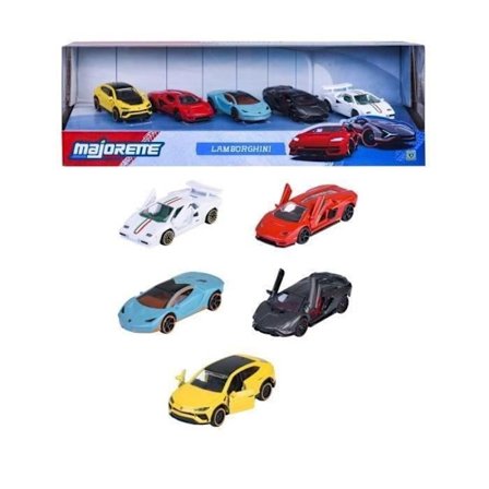 MAJORETTE - Majo Lamborghini 5 Pcs Gåva paket - från 3 år