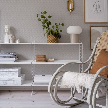 Duro Tapet, Strå 610-03 Hav & Land, L, Mörkgrå, Färg & tapeter