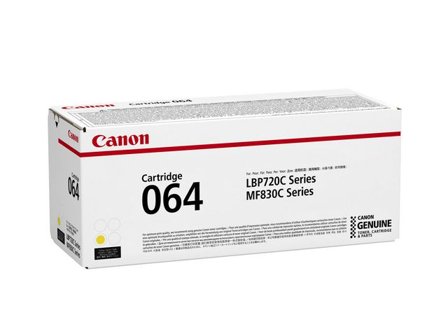 Canon Toner 064HY 10,4K gul - Lyreco - Toner och bläck - Tonerkassetter - Toner Canon