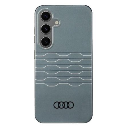 Audi IML Geometric Pattern Case S24 S921 grå/grå hardcase AU-IMLS24-A6/D3-GY