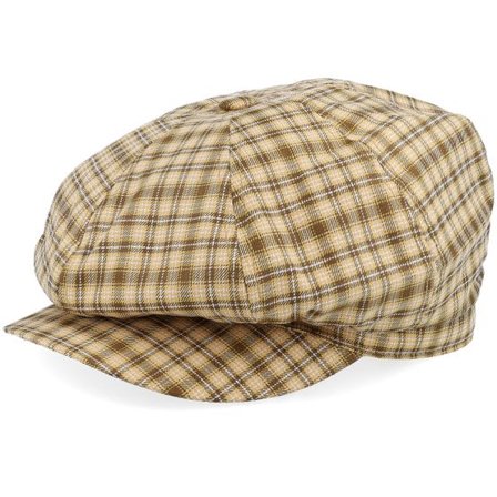 Bailey - Beige traditionalbeanie Keps - Hawley Yellow/Tan Flat Cap @ Hatstore