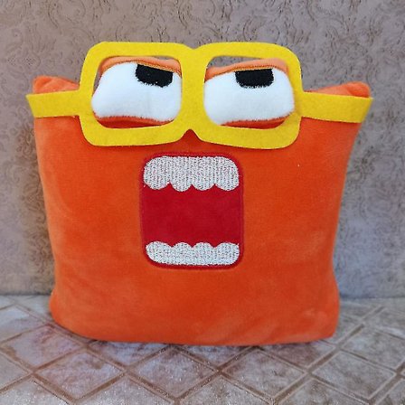 Shape Lore Plyschfigur Shape Lore Plysch Korsformad Alphabet Lore Formkunskap Plysch för Barn och Vuxna