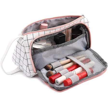 Case, tonårsflickor, pennor 3 fack, brevfodral med stor kapacitet Case