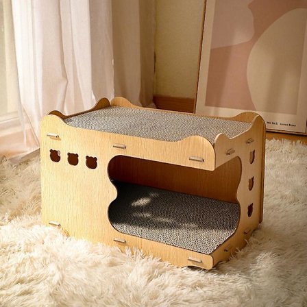 Wood Cat House Cat Nest Cat Catch Board