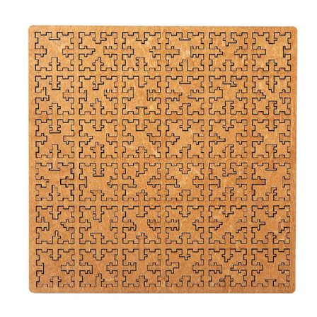 Træfraktalbakke Puslespil - Logisk Hjernetrim Svært Puslespil for Voksne, Irregulær Form & Udfordrende Design