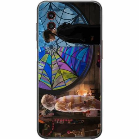 Samsung Galaxy Xcover6 Pro Genomskinligt Skal Wednesday Addams
