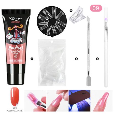 UV Nail Builder Nail Gel Polish Extension Acrylic Kit N12