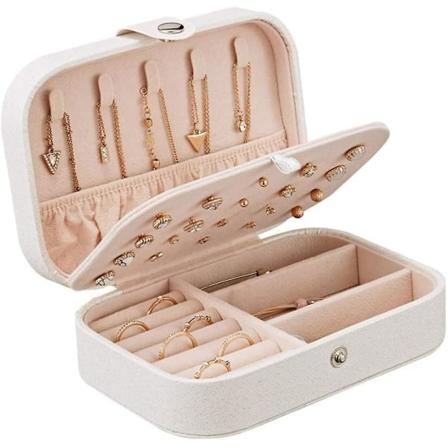 Korurasia Naisten Korurasia Matkalle Tekokuvitettu Nahkainen Korurasia Pieni Korulaatikko Matkalle