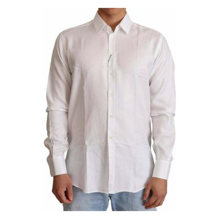 Dolce & Gabbana Formal Martini Shirt Hvid, Herre Skjorter