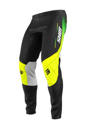 Crosshose Shot Contact Apex Neon-Gelb 32