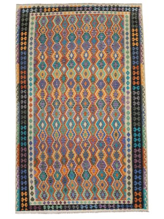 Large Kilim Afghan Old Style Rug 316X495 Wool